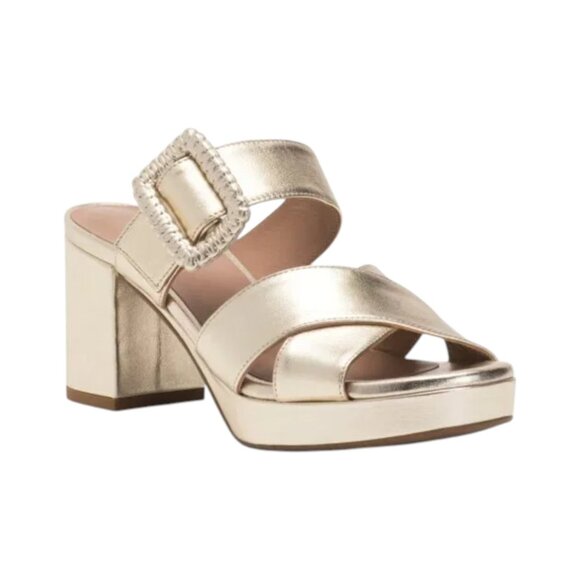 AQUATALIA Made In Spain Leather Maurina Heeled Sandals